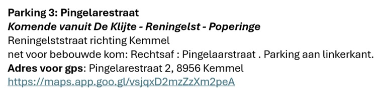 Rommelmarkt parking 3